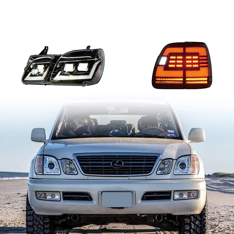 

LED Headlights And LED Tail Light Assembly For Lexus LX470 2004 - 2006 2007 Projector Headlamp Accessories