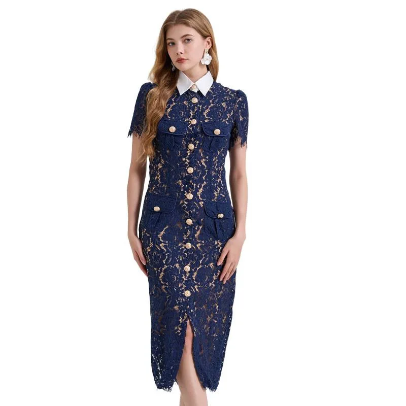 Faionable dentelle couleur Blo Ne sac corde t-shirt dimensionnel ket corps jupe rue Sle taille moyenne ort Sve hiver Dr