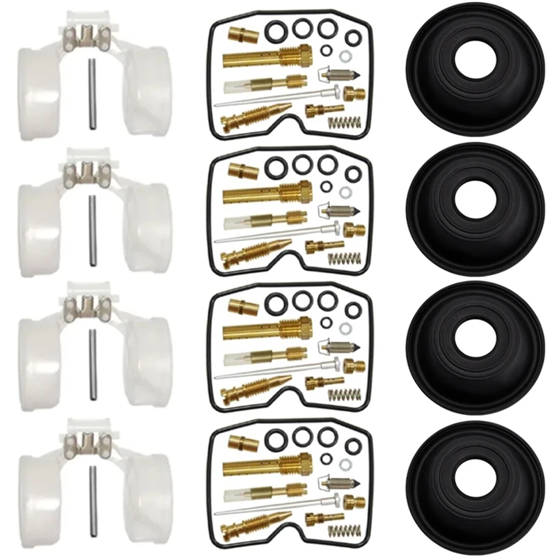 Para KAWASAKI GPZ 900 ZX 900 GPZ GPZ900R Ninja ZX900A 1990-1994 kit de reparación de carburador de motocicleta diafragma de émbolo flotante