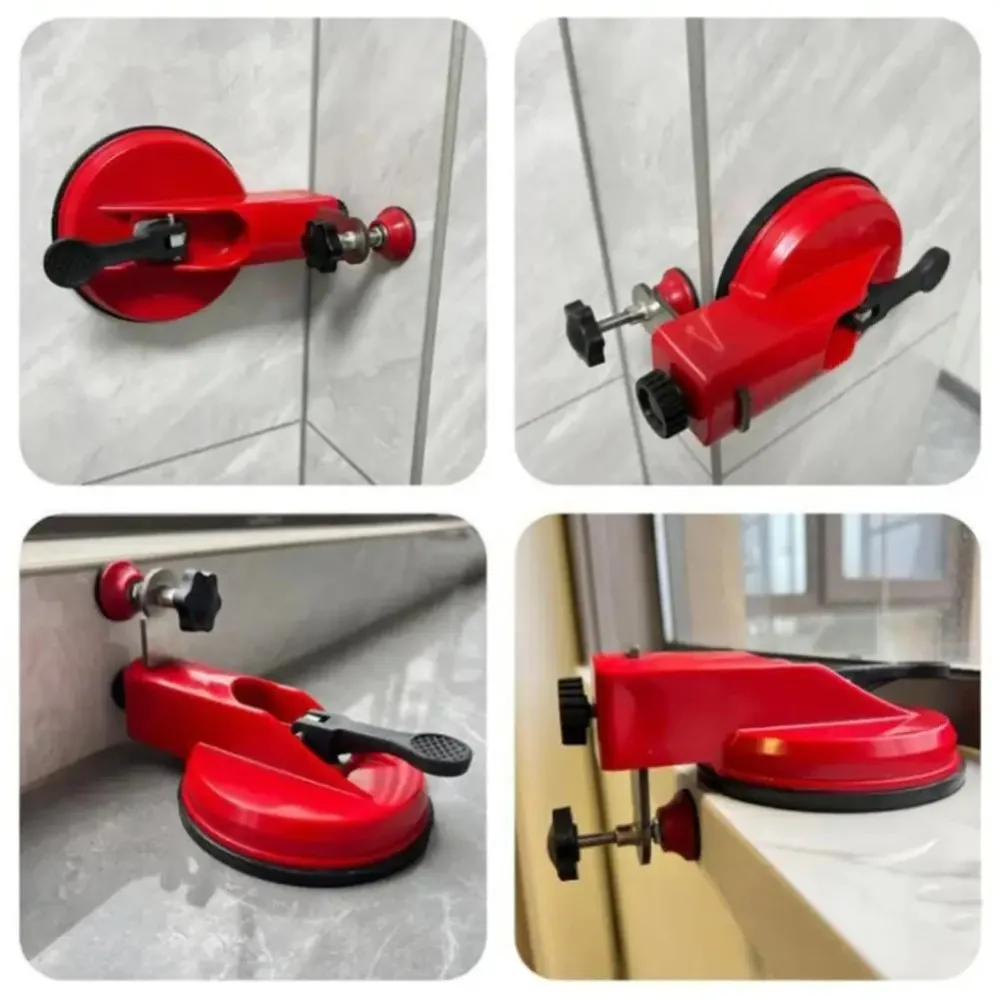 

1 Set Strong Suction Tile Installation Tool Lifting Fixing Accessories Leveling Device Suction Cup Tensioner Right Angle Fixer