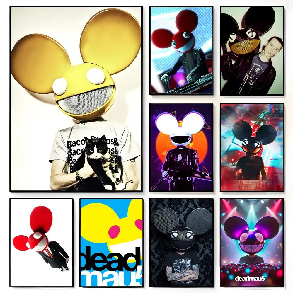 Electronic Music Producer D-Deadmau5 Poster American Film Mural Home Childrens Room Wall Decor Print