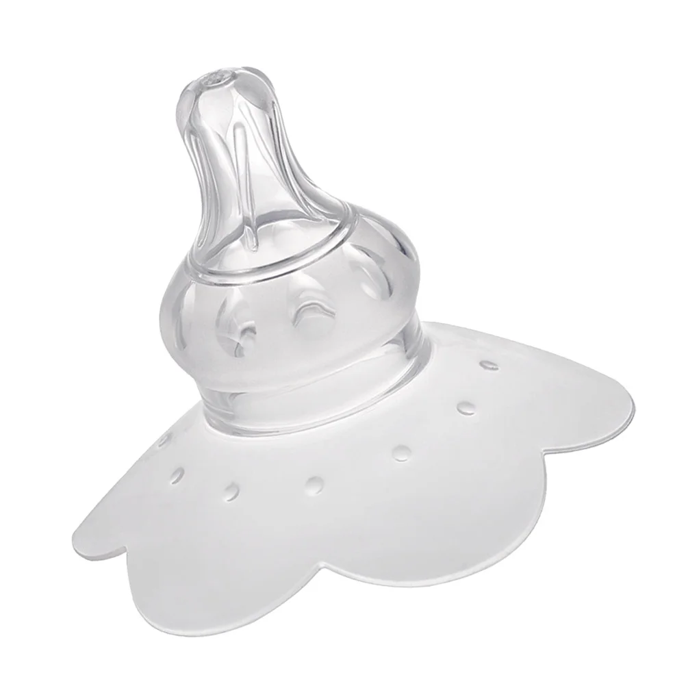 

1Pair Breastfeeding Protector Silicone Shield Nursing Cover Protects Nipples from Baby Biting Portable Size Comfortable