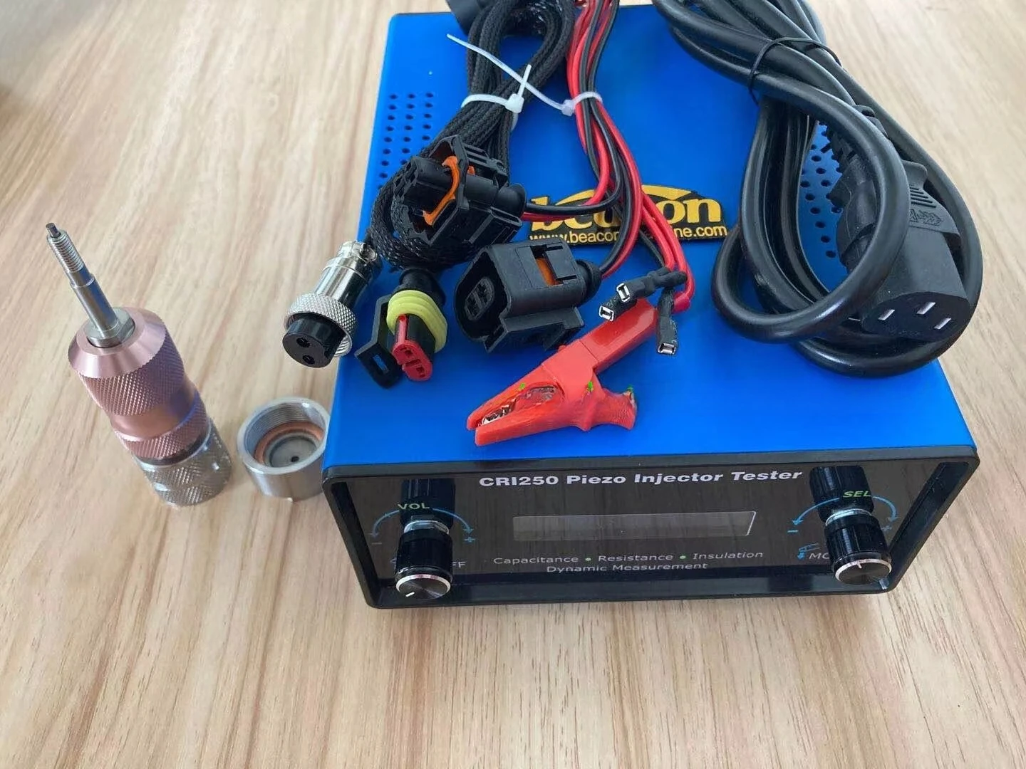 Auto Electronic CRI250 Common Rail Piezo Injector Tester Simulator Nozzle Detector view 3