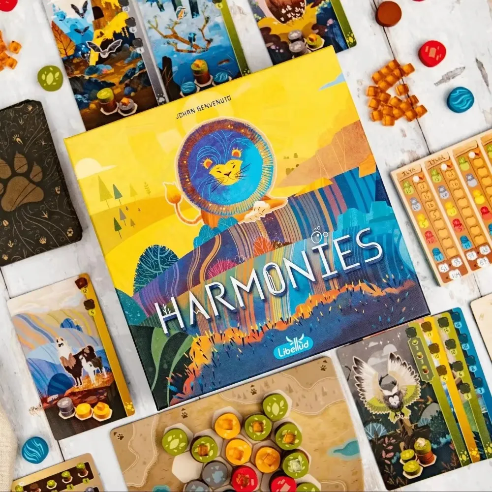 Harmonies - Board Games - Creation of Landscapes and Habitats for Animals - Strategy and Creativity - For Ages 10 and Above