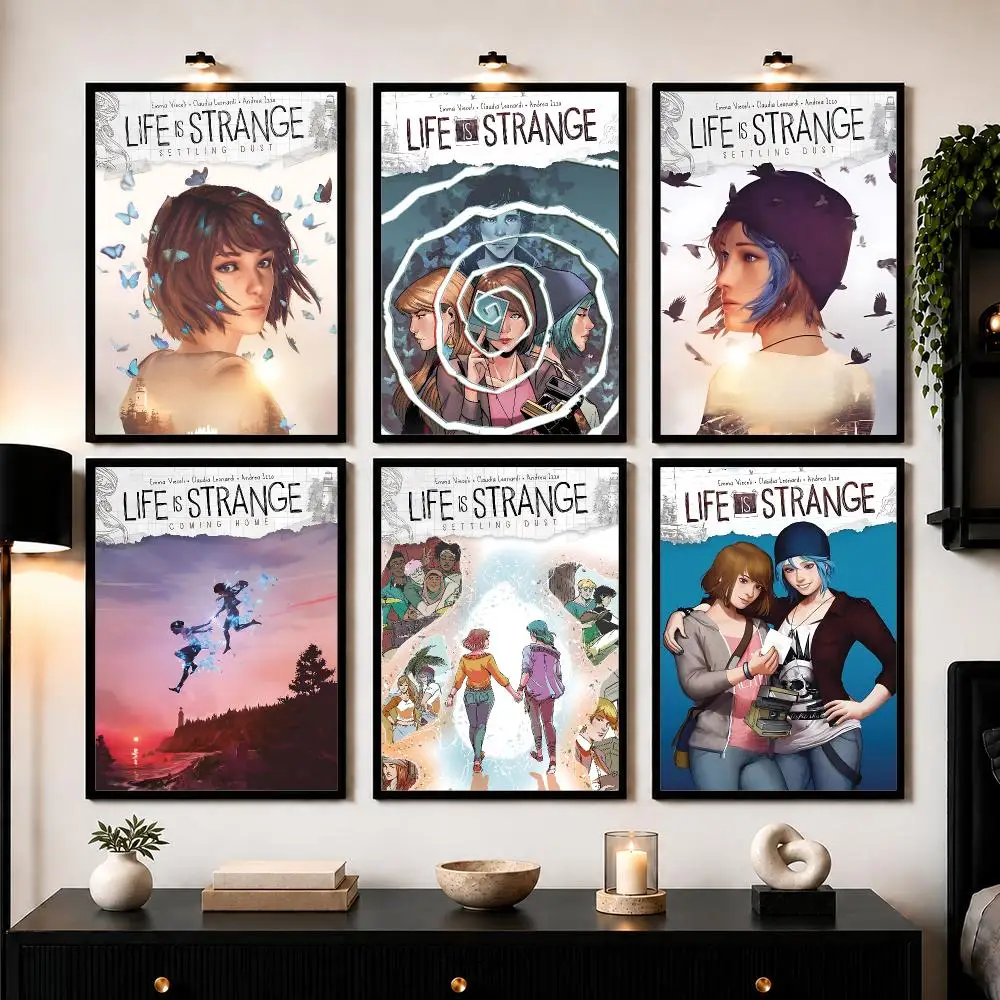 Adventure Game L-Life Is S-Strange Poster Wall Art Print Sticker for Bedroom Living Room Dorm Office Modern Home Decor