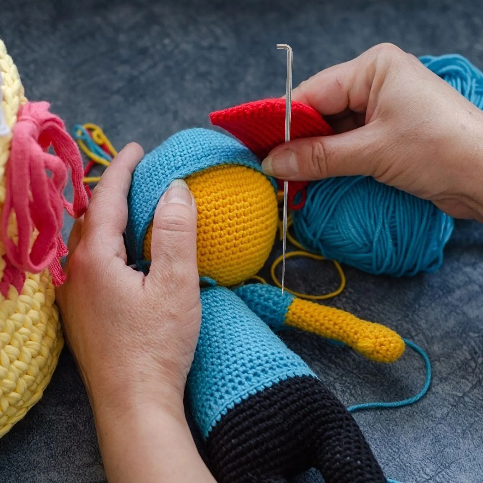 

45Pcs Needle Felting Tool Metal Punch Needles Lightweight DIY Wool Felting Supplies Craft Wool Felt Needle Stitch Punch