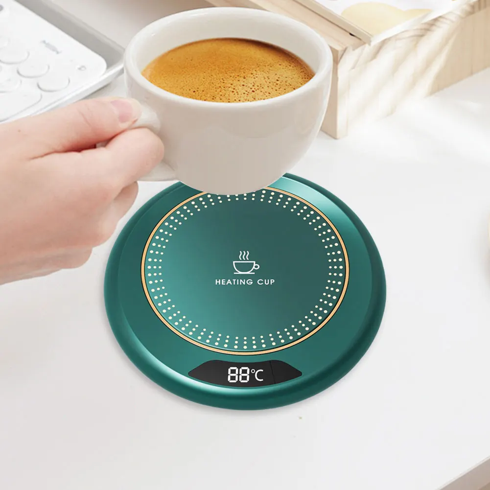 

USB Coffee Mug Warmer 3 Temperature Setting Electric Beverage Warmer Coffee Warmer Plate for Coffee Milk Tea Beverage