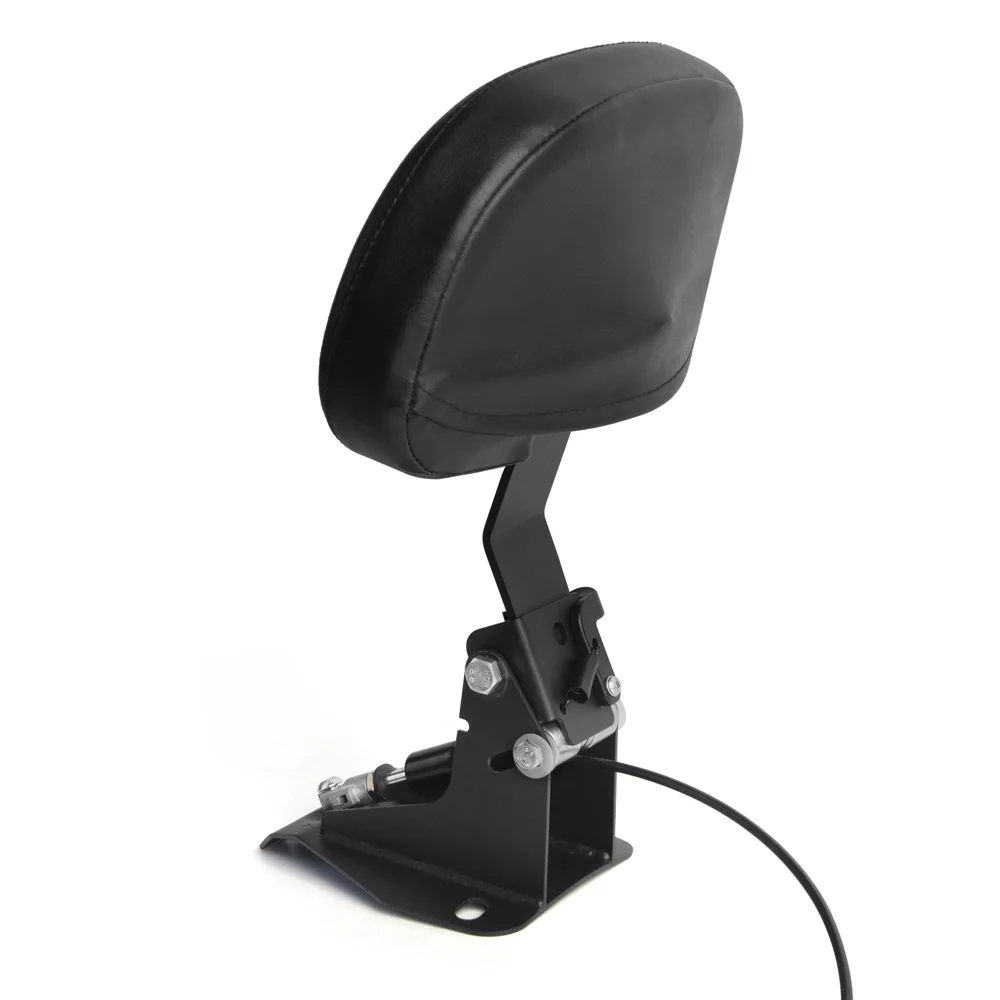 Adjustable Plug In Driver Backrest Rider Backrest Kit Compatible For Harley Touring Road King Street Glide Electra Glide 2009-20 image 3