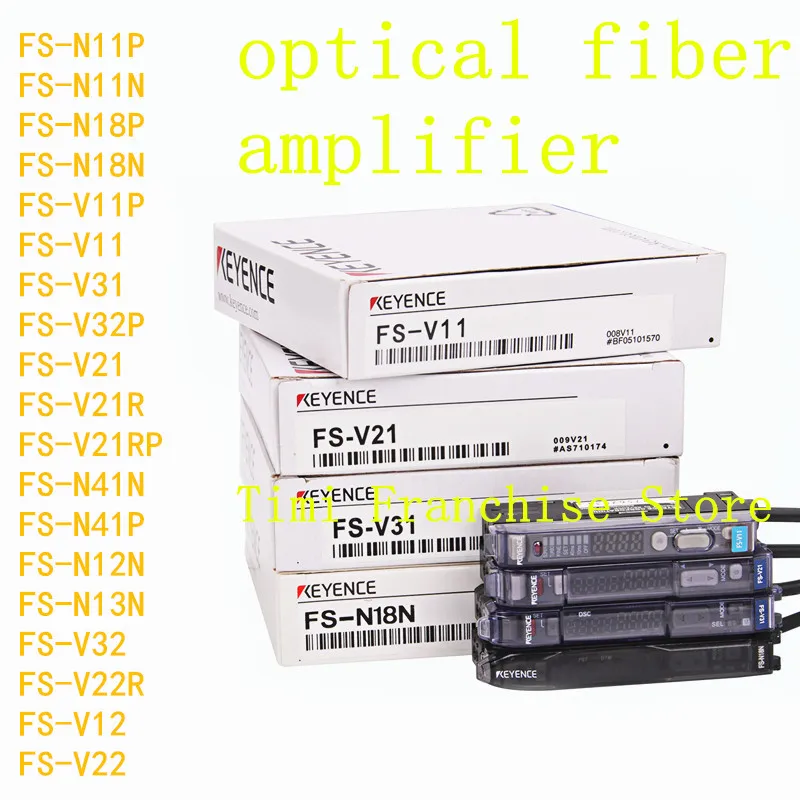 1PCS Sensor digital display optical fiber amplifier FS-N11P FS-N11N FS N18P  N18N  V11P  FS-V11 V31 V32P  V21  V21R  V21RP N41N