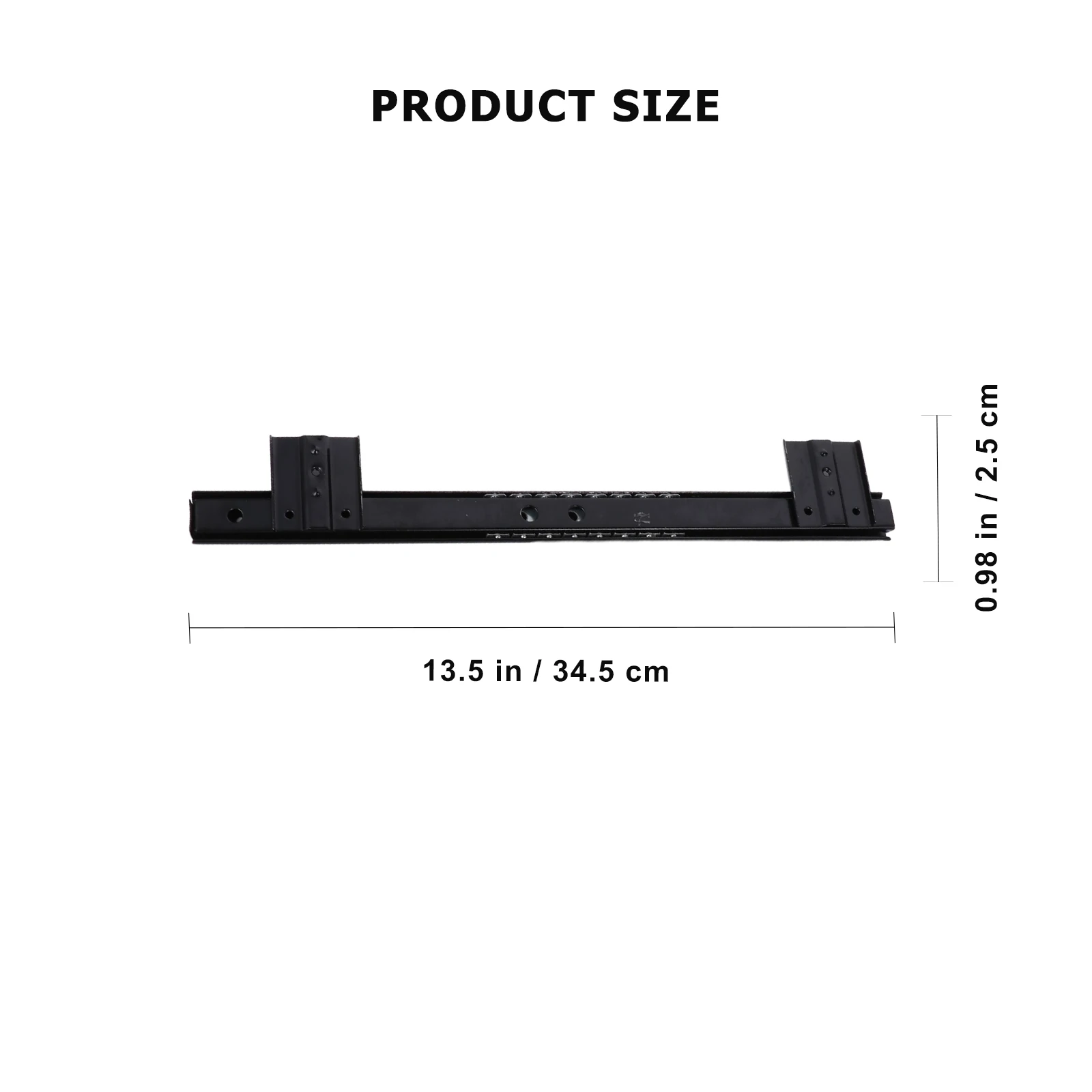 

1 Pair Ball Bearing Keyboard Slide Rail Soft Close Steel Drawer Track For Custom Keyboard Platform Under Desk