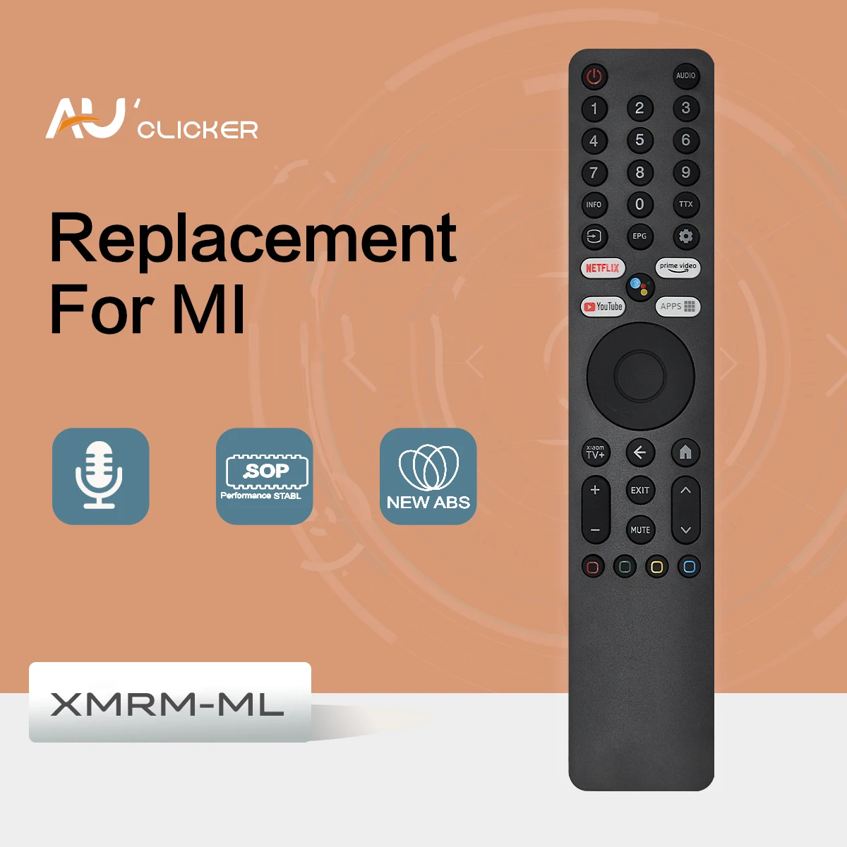 Replacement Voice Remote Control XMRM-ML For Xiaomi Ultra HD 4K QLED TV Q2 50\