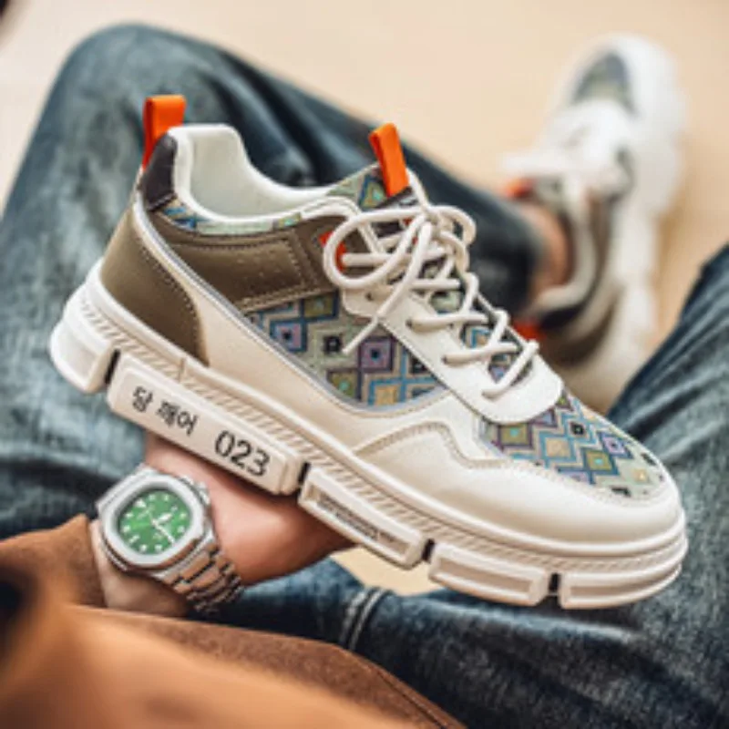 

Туфли в стиле ретро в этническом стиле меньшинства, туфли с изображением тайного леса, мужская обувь