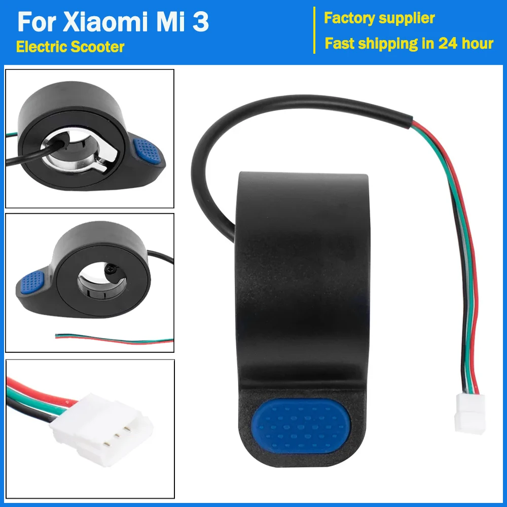 

Thumb Throttle Speed Dial Control for Xiaomi Mi 3 Electric Scooter Accelerator Parts Durable Blue Rubber Button Finger Throttle