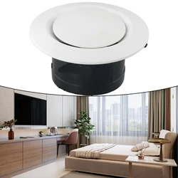 75/100/125/150/200mm Exhaust Hood Tuyere Ceiling Air Supply Mountable HOT AIR Vent Grille Cover Diffuser Improvement Supplies