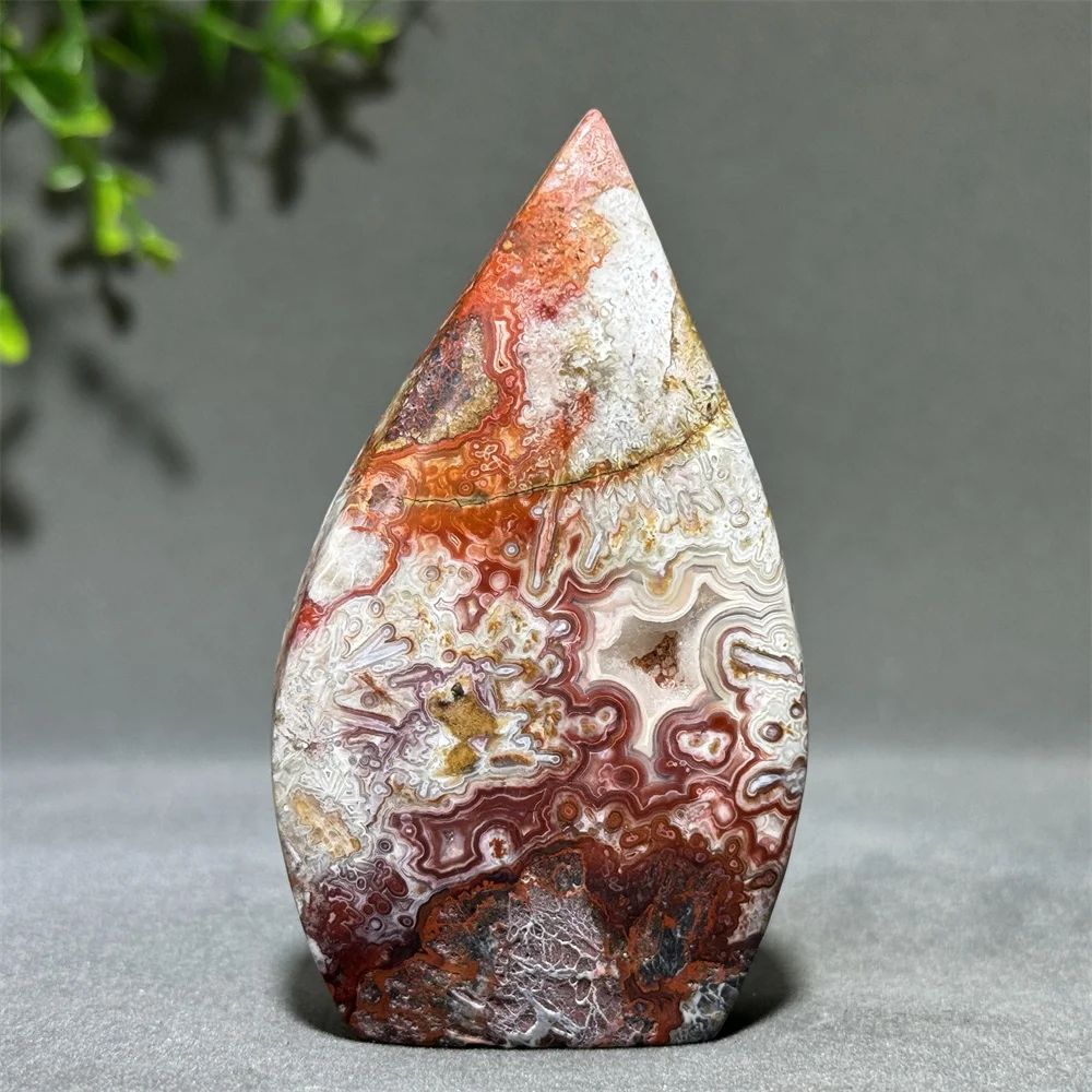 Natural Mexican Agate Free Form Torch Mineral Energy Home Feng Shui Decoration Holiday Gift Reiki Therapy Witchcraft Collection