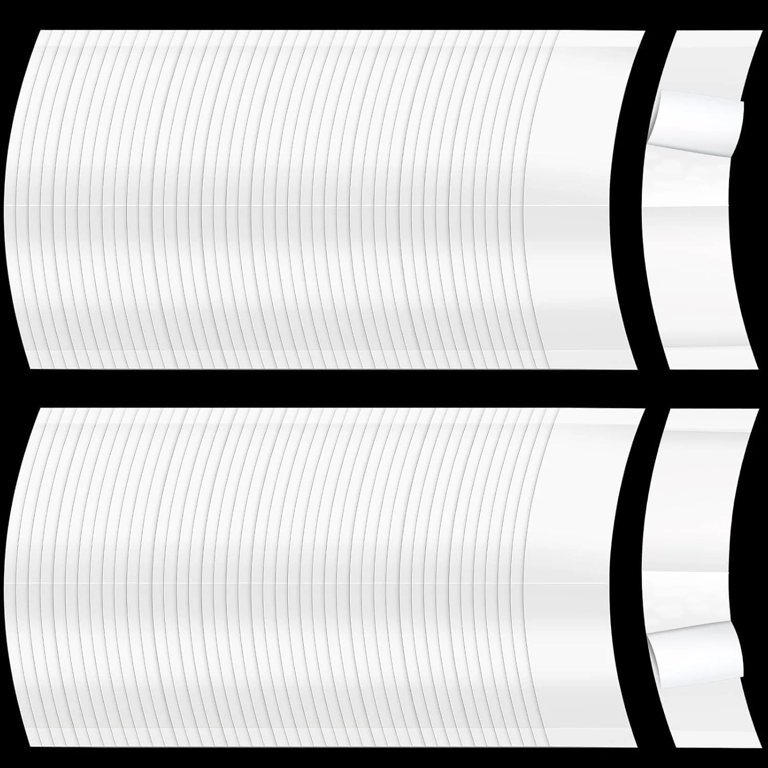 

180 шт. двусторонняя клейкая лента для парика на шнуровке, водонепроницаемая C-образная для длинных коротких париков без волос, париков и наращивания