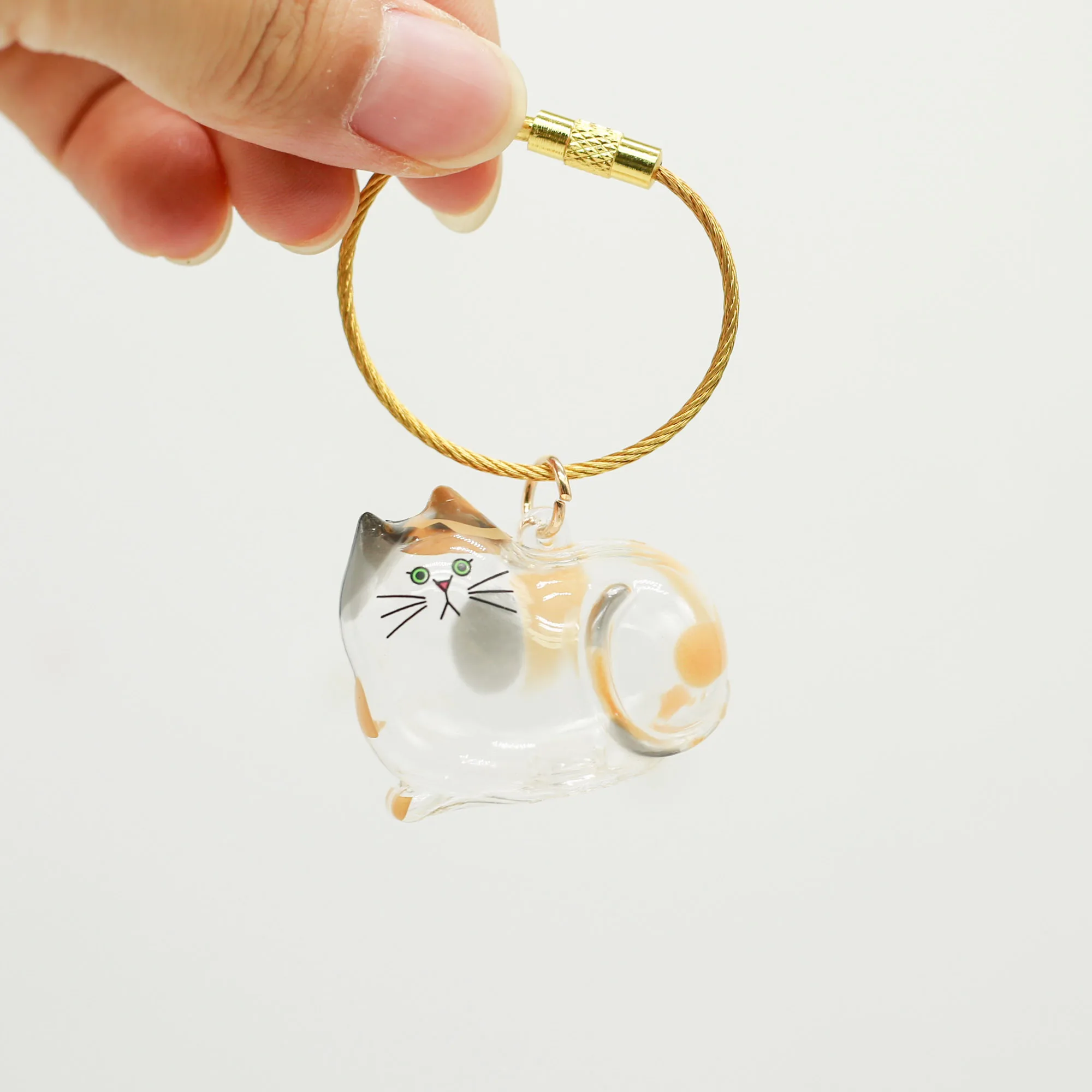 الحيوانات الأليفة صندوق أعمى لعبة شفافة صندوق تخزين شعر القط شنقا الديكور حقيبة المعلقات هدايا أصحاب القطط #3