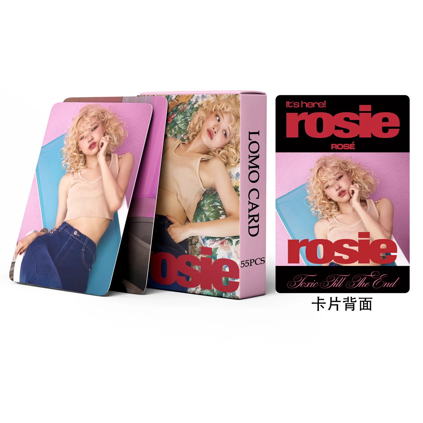 55 قطعة/المجموعة/مجموعة Kpop Born Pink ROSE ROSIE السامة حتى النهاية بطاقة ROSIE Lomo بطاقات بريدية بطاقة صور لمحبي مجموعة الهدايا #4