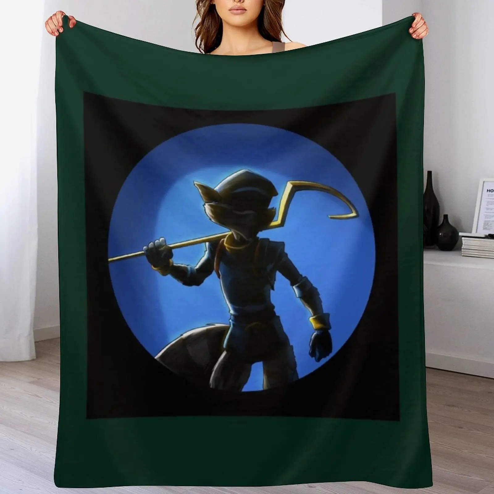 

SLY COOPER THIEVES MASTER 2020 ANTV Throw Blanket Soft Plaid Custom Hair Furry Blankets