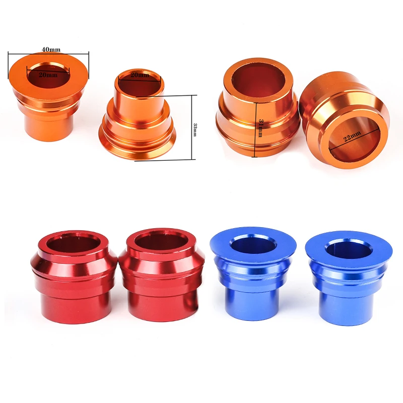 CNC Front Rear Wheel Axle Hub Spacer For KTM 125 150 200 250 300 350 400 450 500 525 530 EXC EXC-F EXC-W XC-W XCF-W 2008-2023