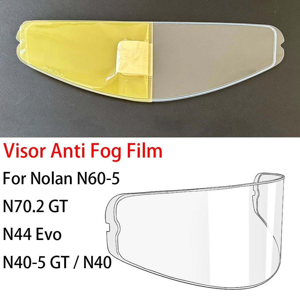 Helmet Visor Film Anti Fog Film Sticker For Nolan N60-5 N70.2 GT N44 Evo N40-5 GT / N40 Helmet Lens Anti-fog Accessories