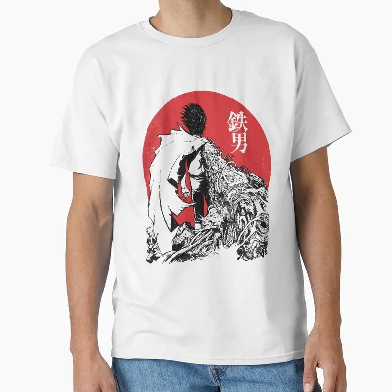 Akira Cyberpunk City Explosion Anime Gift T‑Shirt 1017 Retro Sci‑Fi Manga Graphic Tee Shotaro Kaneda Neo‑Tokyo Unisex Streetwear