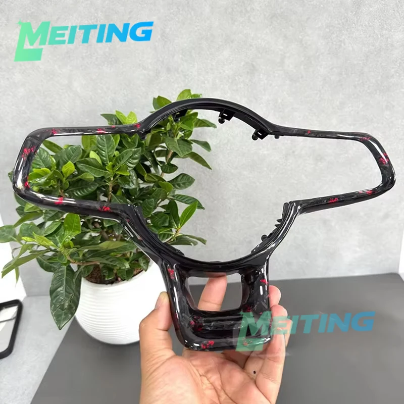 Forged carbon fiber steering wheel frame with multi-color selection suitable for Volkswagen Golf 7 MK7 7.5 R Rline GTI GTE GTS 5