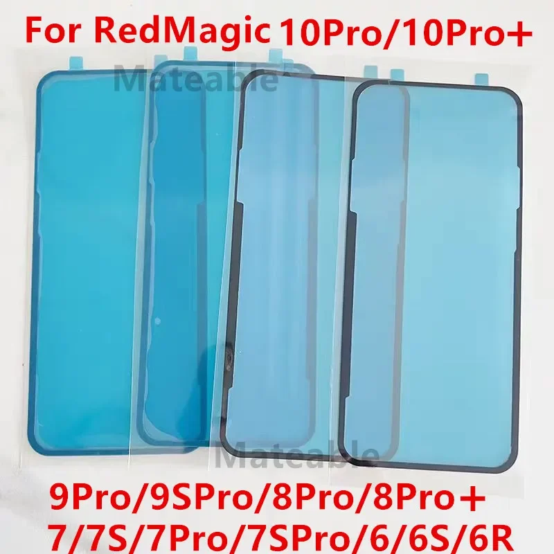 For ZTE nubia Red Magic 10 Pro Plus 9 9S 5G 5S 6 6S 6R 7 7S 8 8S Back Battery Cover Adhesive Sticker Rear Housing Sticker Tape