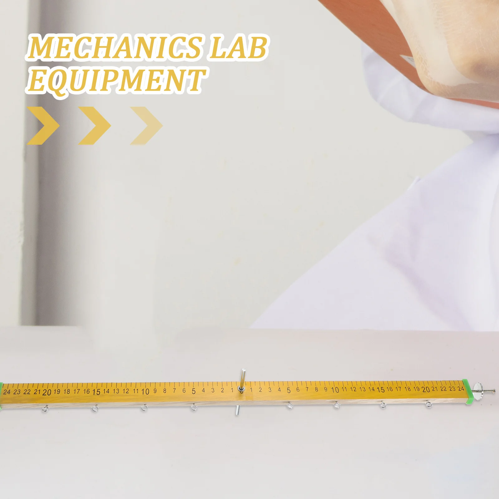 Wooden Lever Ruler With Hook Balance Measurement Device For Physics Experiments Mechanics Lab Equipment School Learning Tool