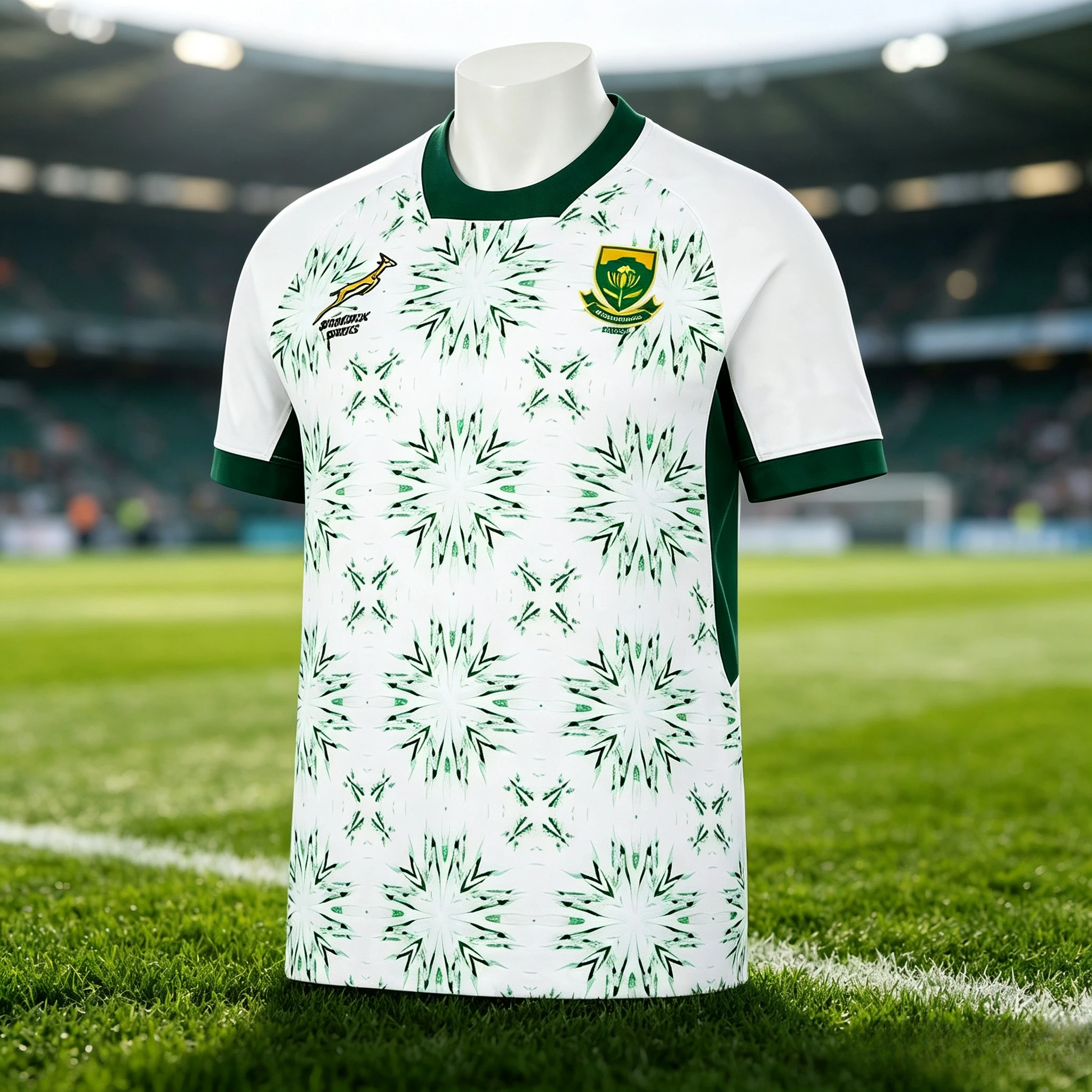 2026 South Africa Springboks Rugby Jersey Men's and Women's Summer Oversize T-shirt Breathable Quick Drying Streetwear Clothing