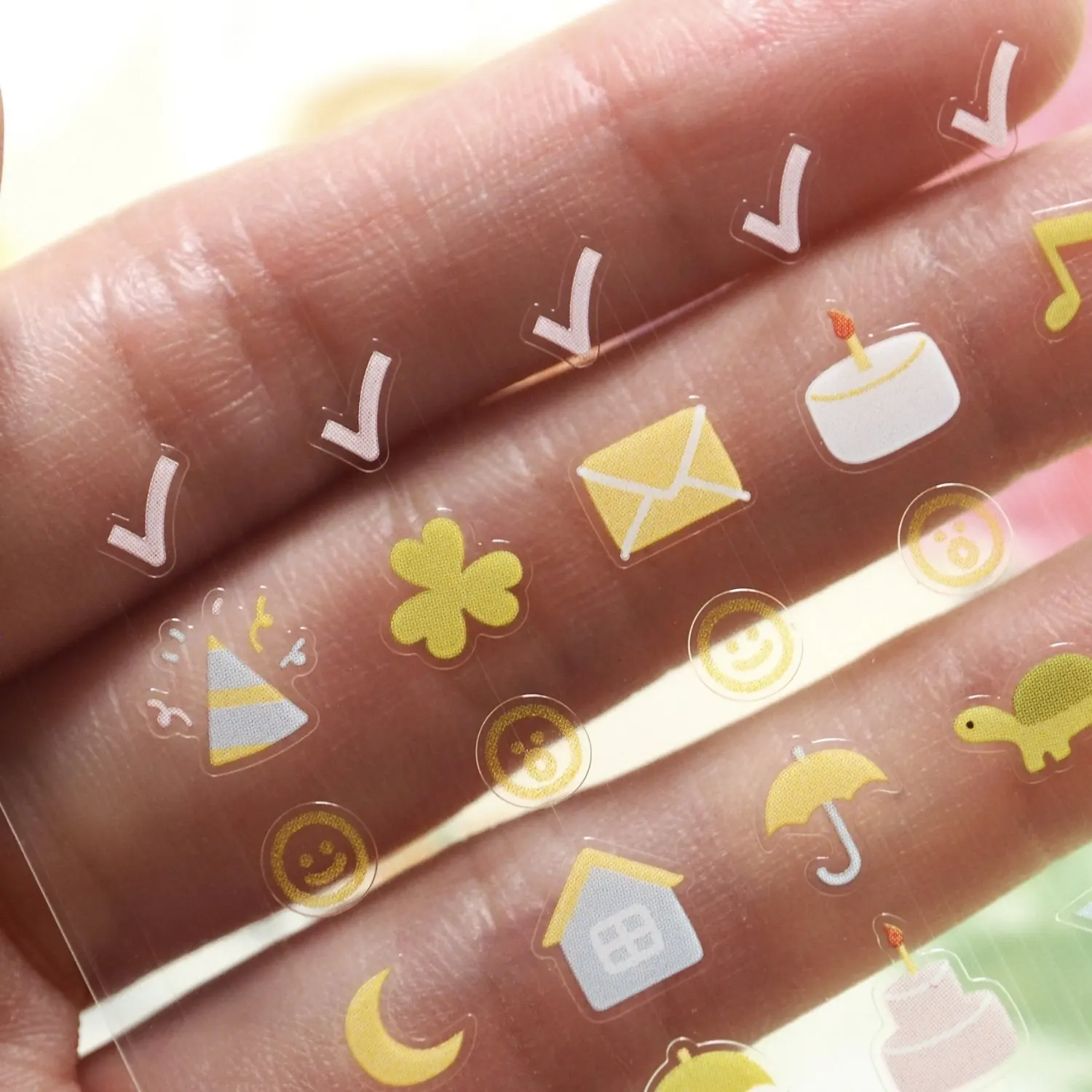 Korean Import Suatelier Today Life Simple PVC Mini Sticker Scrapbooking Diy Journaling Diary Stationery Sticker 127