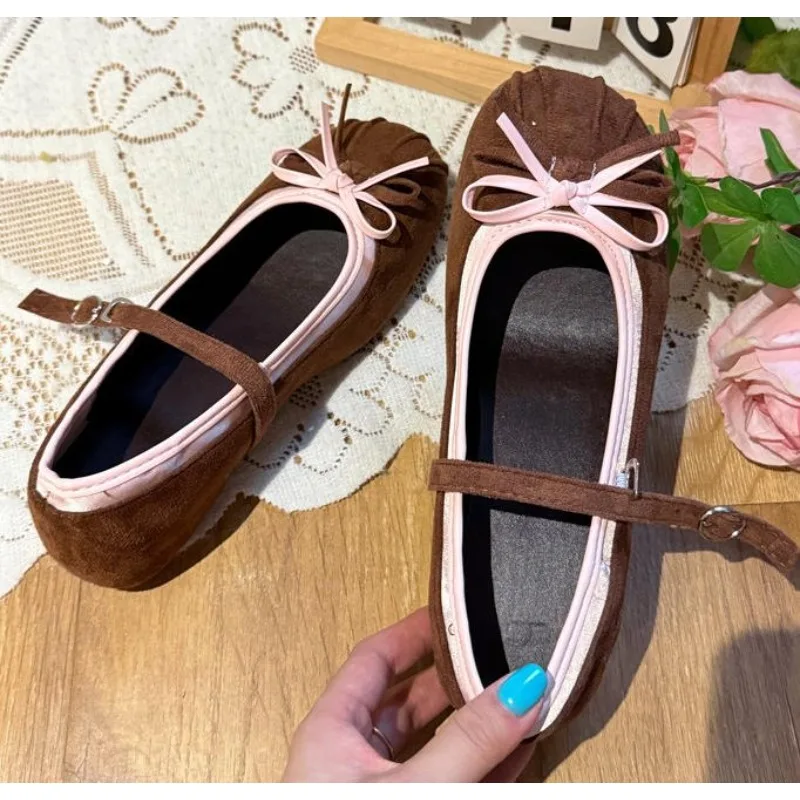 Butterfly-knot Women Mary Jane Shoes Fashion Mix Colors Internal Elevation Shoes Ladies Comfort Spring Autumn Concise Footwear