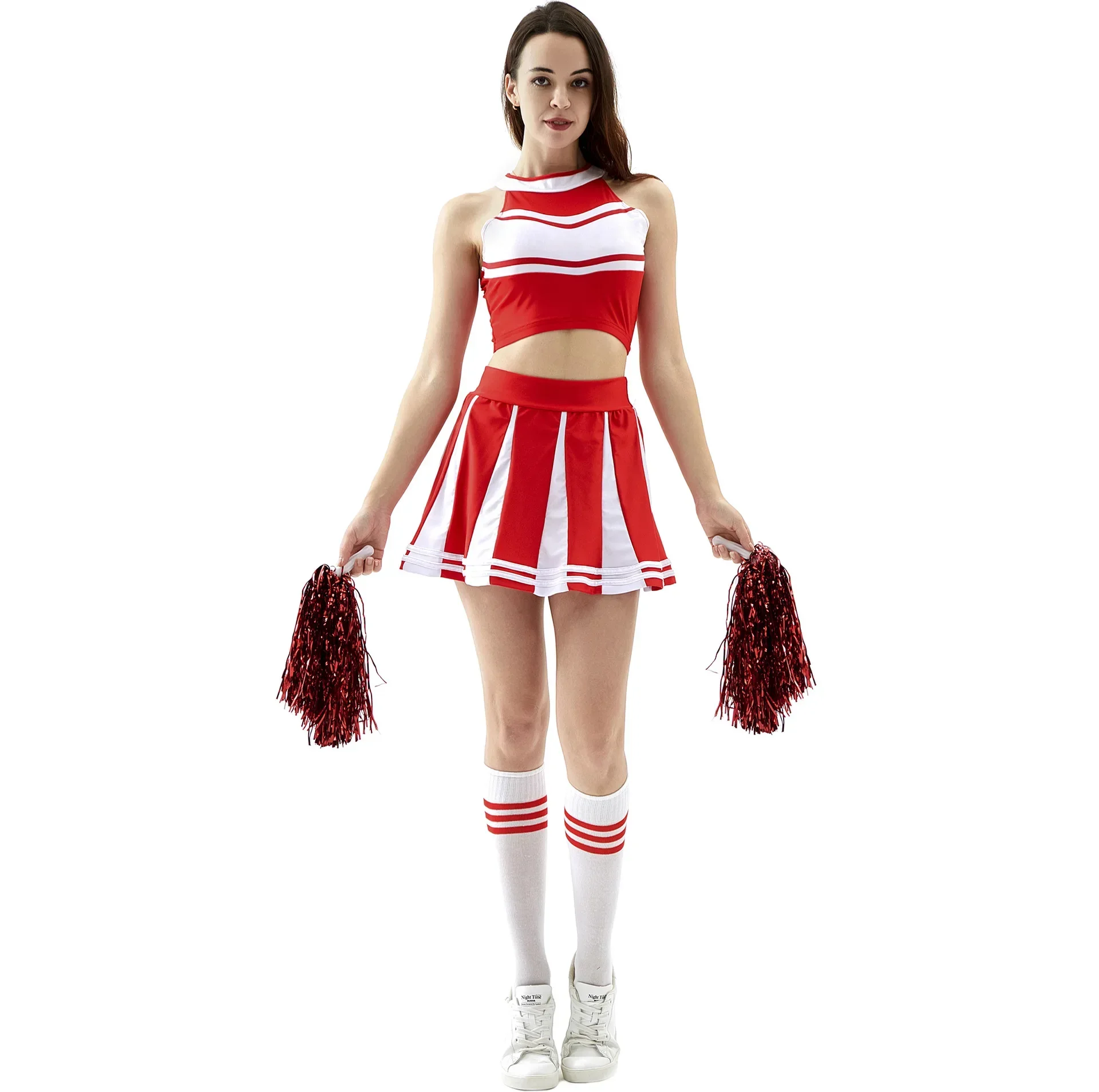 Lightweight S-XL Cheerleading Co stume Pleated Skirt Cheerleading Costume Performance Costume Uniform