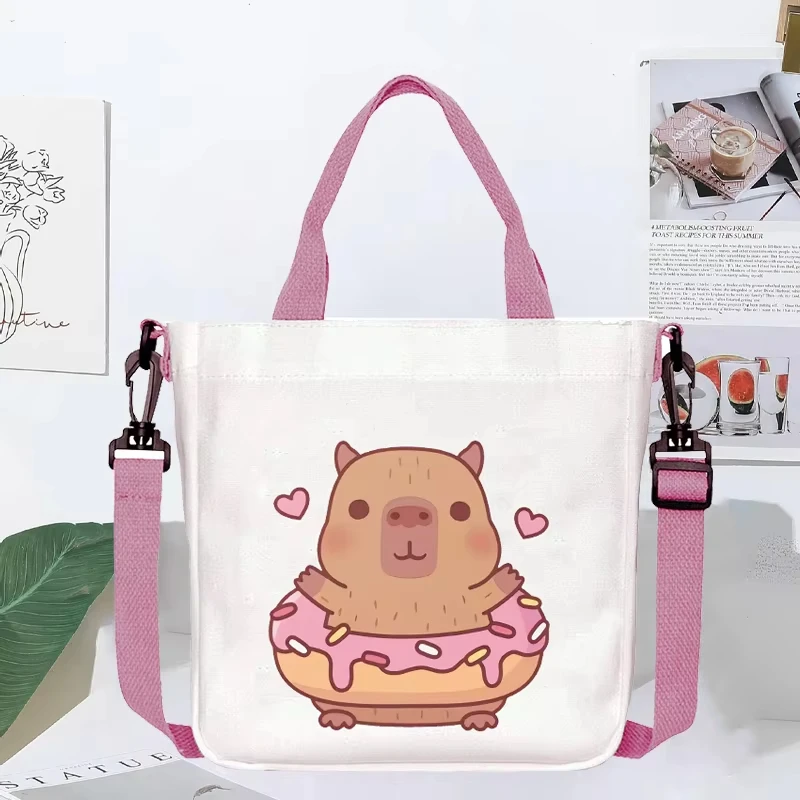 

Сумка через плечо Capibara для женщин, милые детские сумки на плечо с капибарой, школьная сумка-мессенджер для девочек, новые дорожные модные сумки, подарок