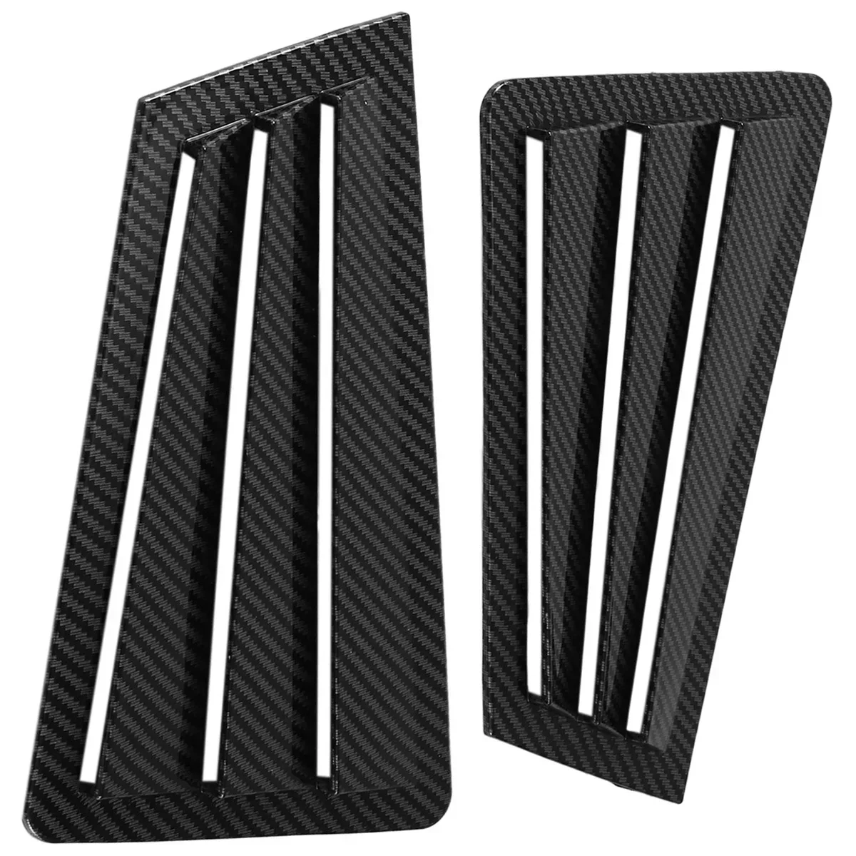 For Mazda 3 Sedan 2003-2008 Rear Window Louver Shutter Cover Side Vent Trim Windshield Decoration Cover Car Accessories
