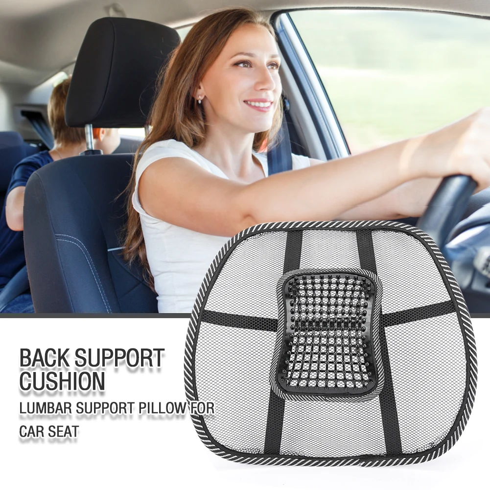 Universal Office Chair Lumbar Back Support Spine Posture Correction Back Pillow Car Cushion For Car Truck Seat