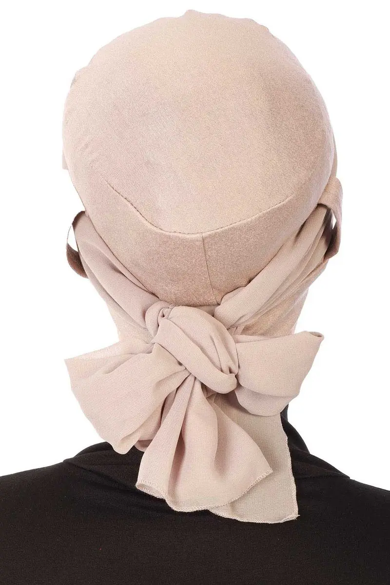 Gasa con cinturón de visón peinado