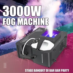 3000W Somke Machine With LED 24X9W Professional DMX 512 Control Fog Machine For DJ Disco Home Party Wedding