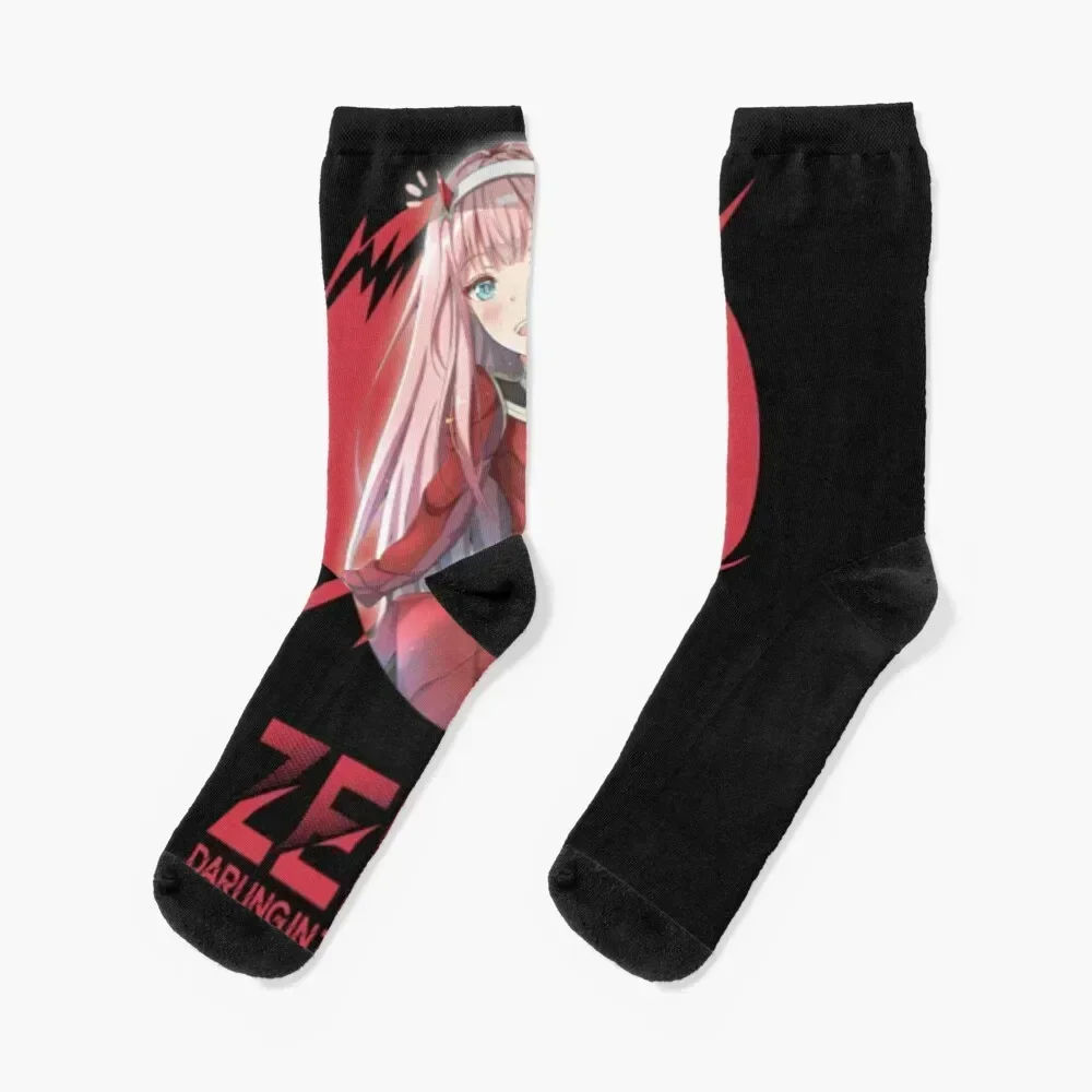 Darling In The Franxx Darling in the Franxx Anime Art - Zero Two Kawaii Cute Socks cotton kids Men's Socks Man Women's