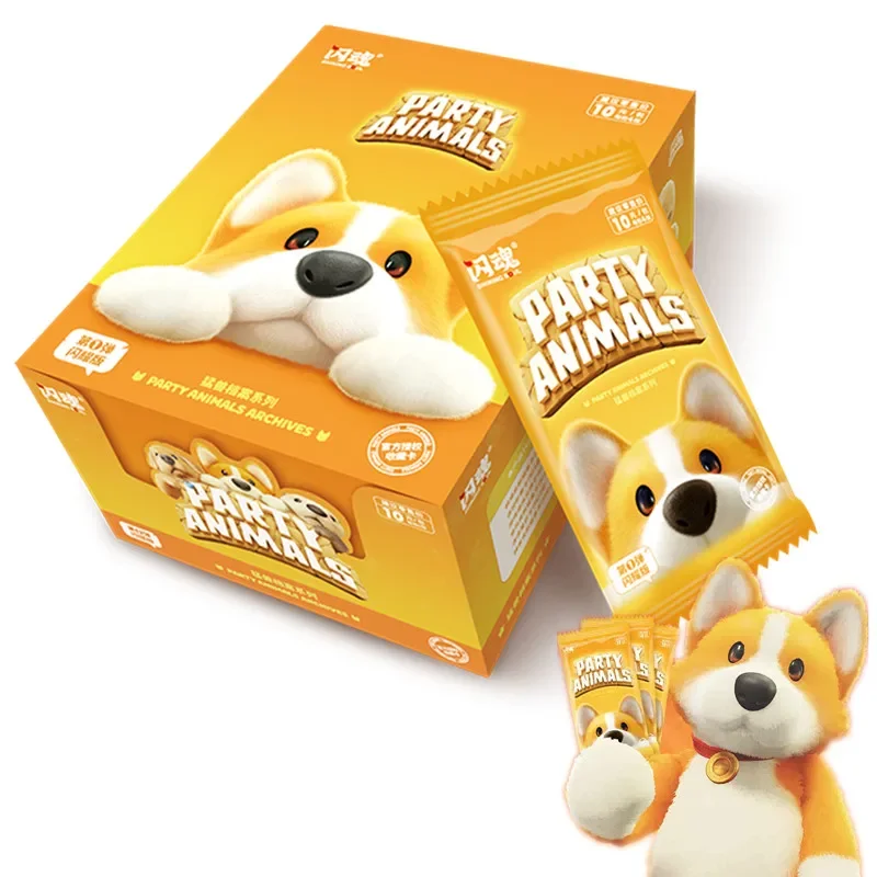 

KAYOU Party Animals Collector Cards, Dinosaur Puppy Crocodile Rabbit Set, Anime Game Special Pack, Kids Activity Gift