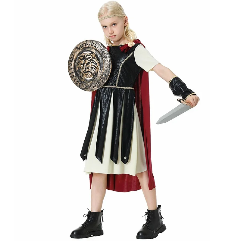 

Новый костюм на Хэллоуин 2025, Спарта-воин, косплей, женская этническая сценическая одежда, зимняя коллекция, китайский производитель...