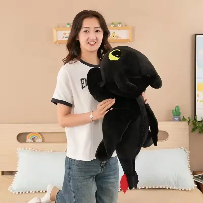 مينيسو كيفية تدريب التنين الخاص بك ألعاب قطيفة كبيرة الحجم بلوشي دمية بلا أسنان Kawaii محشوة الديكور هدايا أعياد ميلاد للأطفال