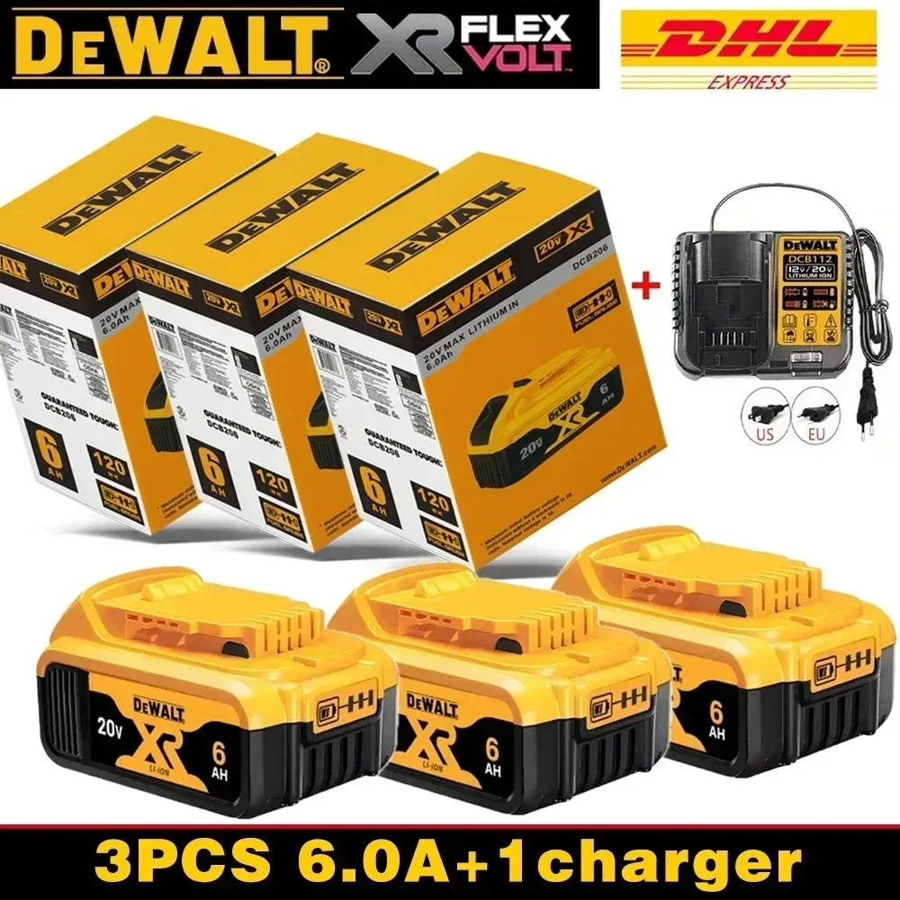 DeWALT 100% Original Battery 20V/60V 9000mAh MAX FlexVolt for DCB606 DCB205 DCB206 DCB209 DCB182 Power Tool with Air Transport image 3