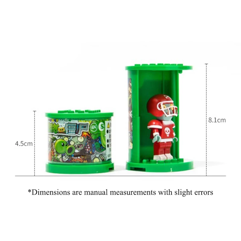 Plants Vs. Zombies 50 Styles Zombie Legion Assembly Building Block PVZ Game Model Children\'s Collection Toys Gifts Randomly Sent