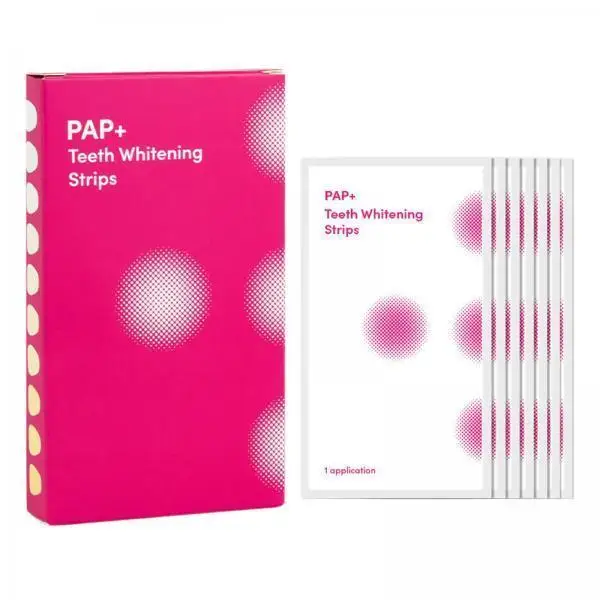 Whitening Teeth Strips Effective Cleaning Patches Portable Dental Whitening Kit for Home Tooth Stains Removal