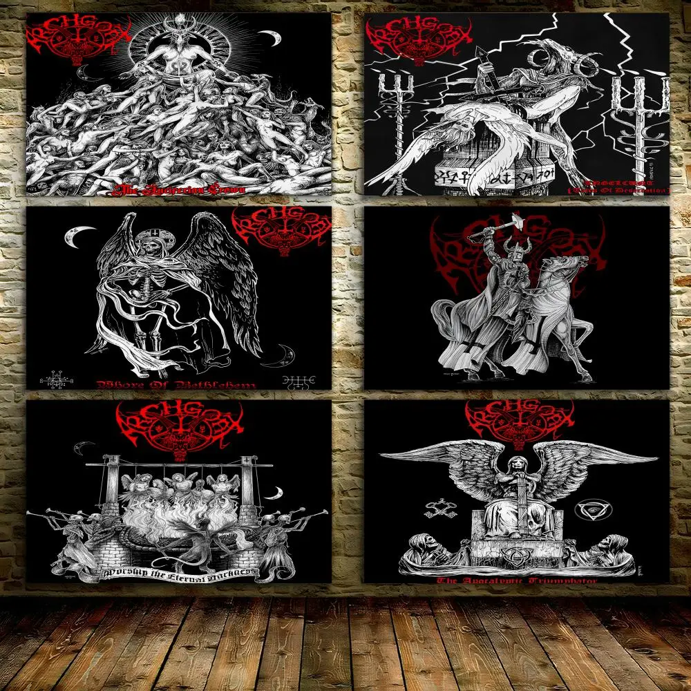 D-DeathDark O-Orchestra A-ARCHGOATs Flags Custom Wall Hanging Background Art Banner for Bedroom Home Living Room Outdoor Decor