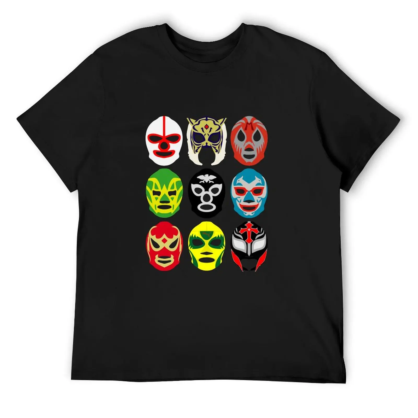 

Mexican wrestler masks T-Shirt valentines boutique clothes baggy shirts boys animal print vintage graphic tee t shirt for men