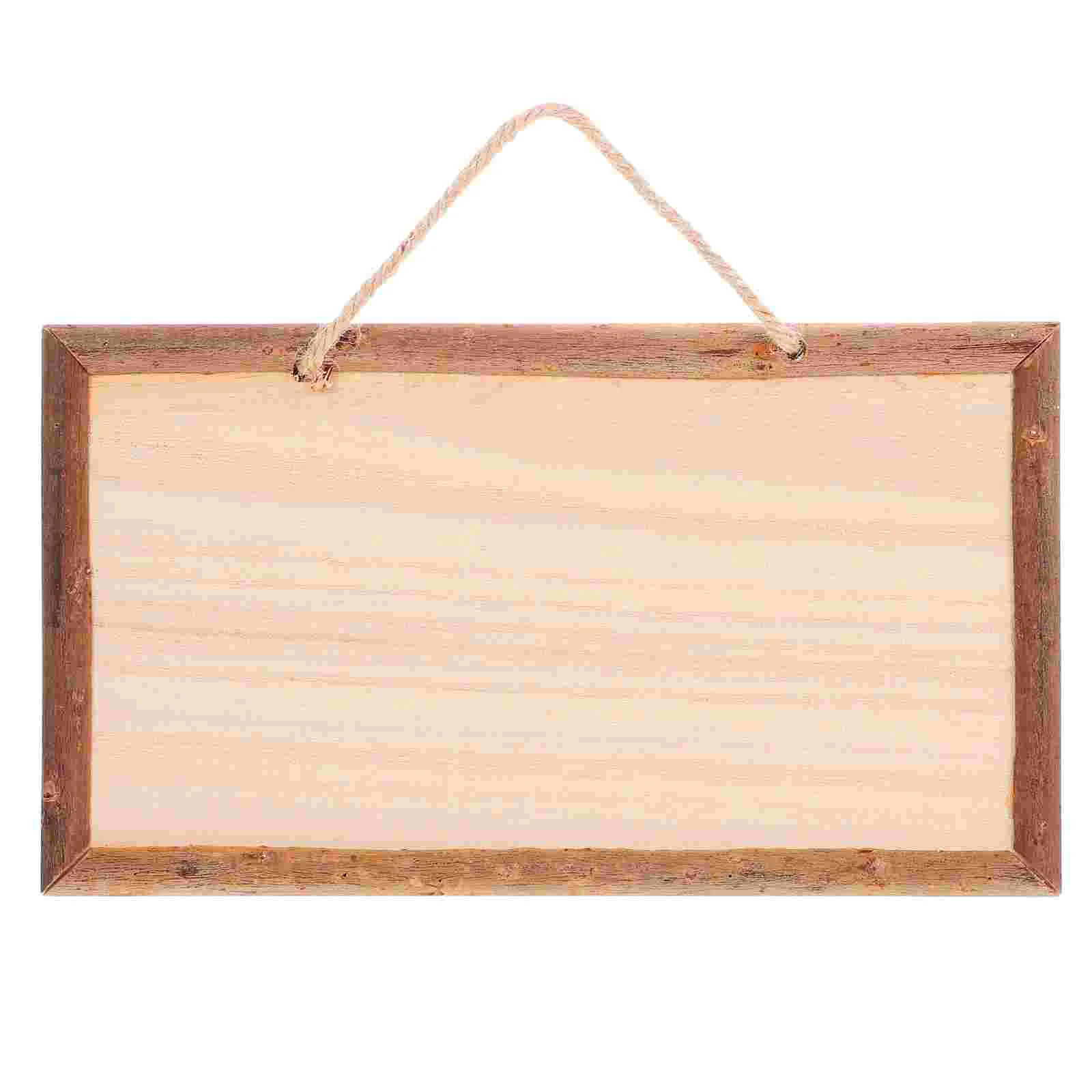 

Unfinished Wood Plaque Craft Wood Plank Wooden Sign Square Shape Blank Chip hanging wood sign diy wood sign