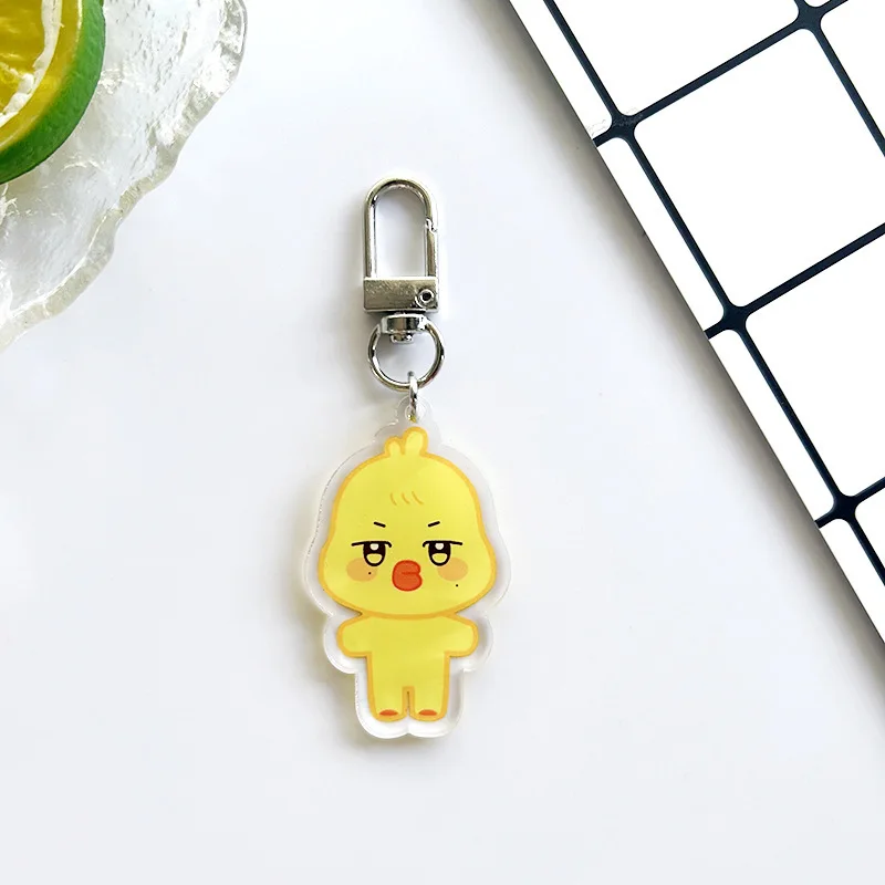 10CM Pop-up Store Puppe Schlüsselanhänger ANITEEZ Cartoon Niedlicher Plüsch Anhänger Schlüsselanhänger Tasche Zubehör Kpop Yunho Yeosang Fans Geschenke