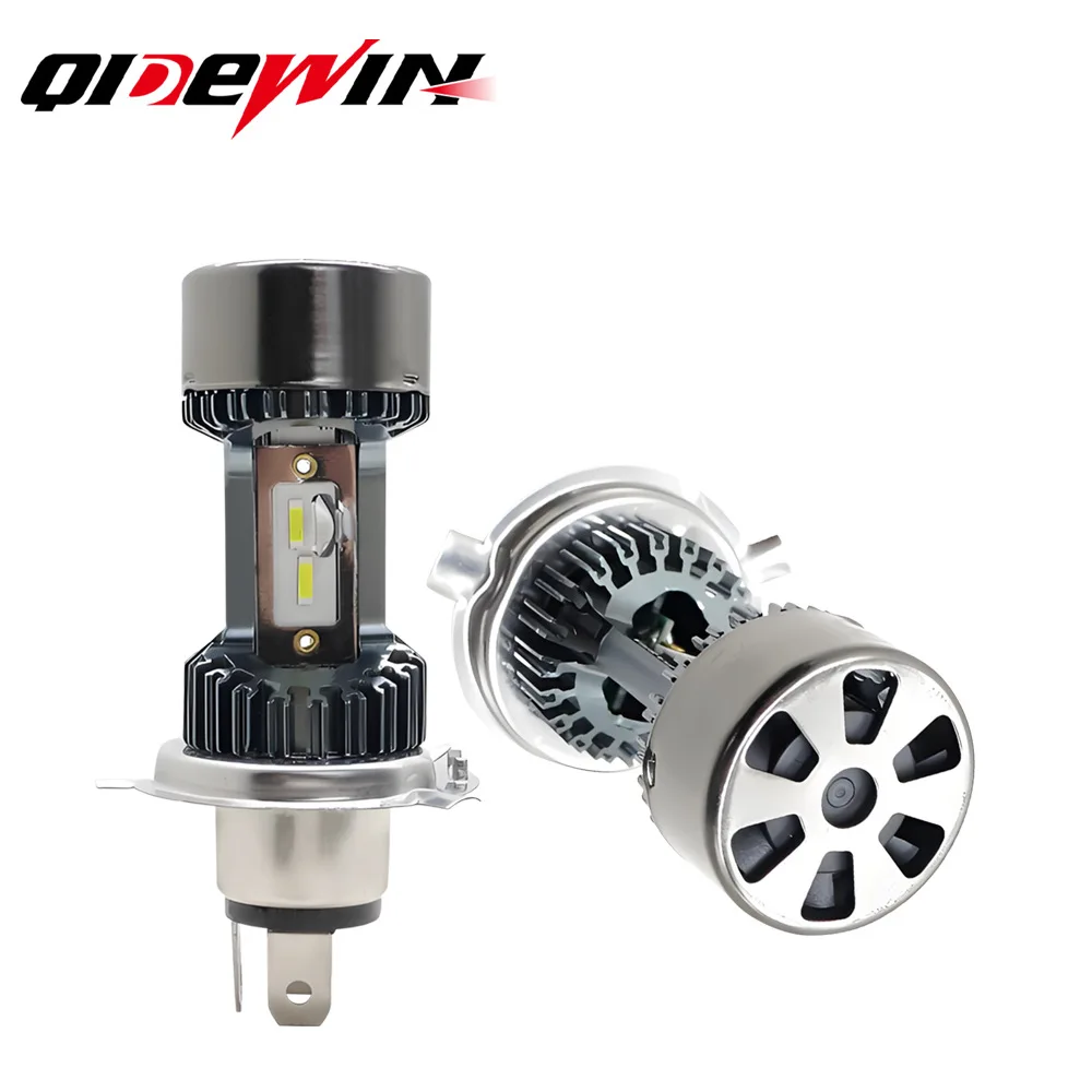M8 in-line super bright led electric vehicle motorcycle headlights h4 far and near integrated motorcycle lights